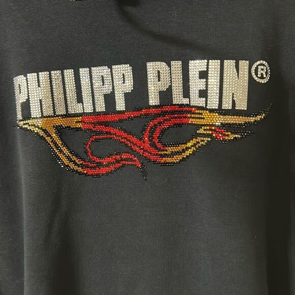 Phillip Plein Black Hoodie Men’s SweatSuit Jogger Set (Size Small) - Picture 8 of 15